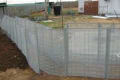 Construcción de muro de protección para la Base Militar en La Macarena, Meta